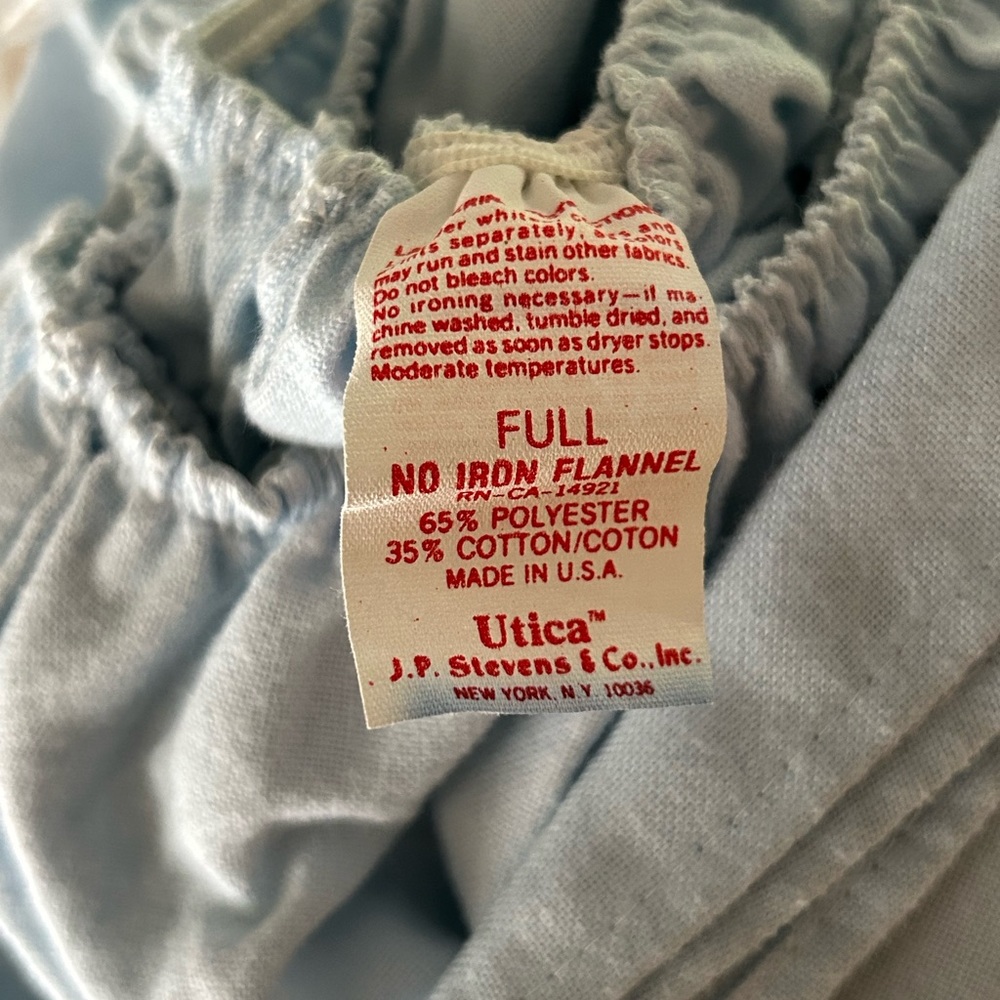 Flannel Fitted Sheet / Full size